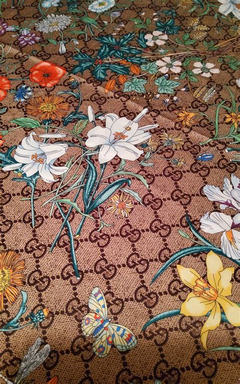 gucci orint|Gucci print fabric.